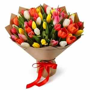 51 Tulips Bouquet